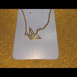 Gold dove necklace